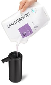 Simplehuman érintésmentes szappanadagoló 266 ml,újratölthető, matt fekete acél