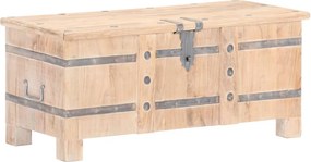 vidaXL tömör akácfa láda 90 x 40 x 40 cm