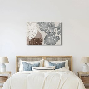 Kép - Design levelekkel (90x60 cm)