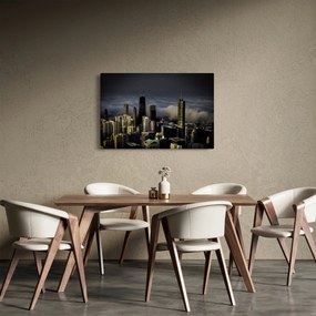 A város képe a felhőkben (90x60 cm)