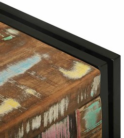 Tárolódobozok 50 x 50 x 50 cm Tömör újrahasznosított fa