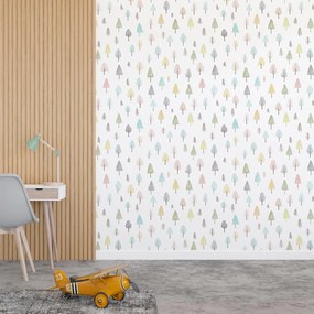 Fotótapéta - Rajzolt erdőcske (147x102 cm)