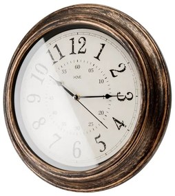 Fali óra 40 cm átmérő, 1xAA, bronz-fehér színben