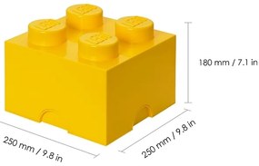 Tároló doboz 4-es, többféle - LEGO Szín: růžová
