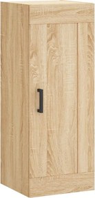 vidaXL sonoma tölgy szerelt fa fali szekrény 34,5x34x90 cm