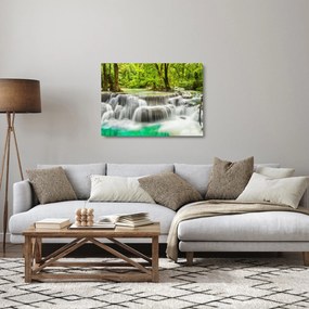 Vízesések képe (üvegen) (70x50 cm)