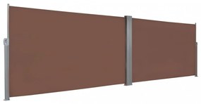 barna behúzható oldalsó napellenző 160 x 600 cm