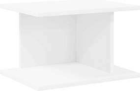 vidaXL Éjjeli asztal Fehér 40 x 30 x 25 cm Faanyag