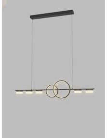 Wofi 7030-702 - LED Dimmelhető csillár zsinóron MESSINA LED/57W/230V fekete