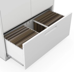 Megan Biały - szuflada na dokumenty 195cm