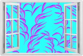 Poszterek 120x80 Modern levél minta