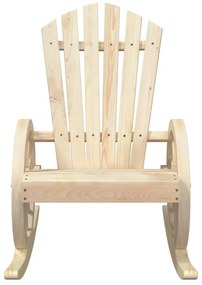 tömör fenyőfa Adirondack hintaszék