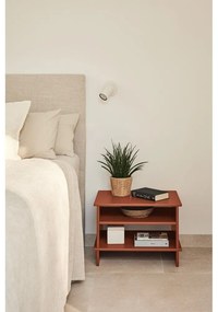 Téglavörös éjjeliszekrény Inari – Teulat