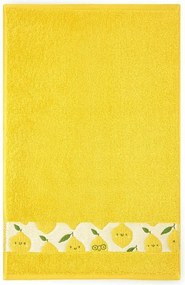 Törölköző 30x50 Citrom Kukorica sárga frottír pamut gyerek törölköző