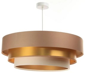 BPS Koncept Csillár zsinóron TRINITI 1xE27/60W/230V bézs/arany BS0338