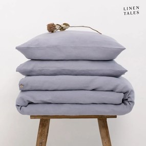 Világosszürke kétszemélyes kenderrost ágyneműhuzat 200x200 cm – Linen Tales