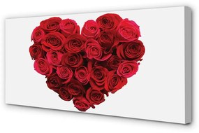 Canvas képek Heart of rózsa 140x70 cm