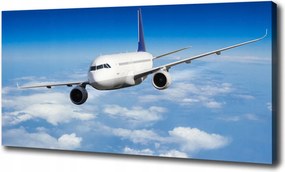 Vászonkép Repülőgép a levegőben 100x70cm