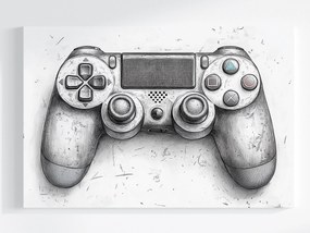 Vászonkép Canvas Grafika Vázlat Pad Kontroller Gaming Konzol 60x40