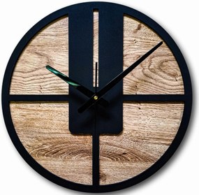 Nagy,modern Falióra,minimalista, FA,CSENDES,NAPPALIBA,40 cm