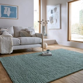 Szürkéskék kézi szövésű gyapjú szőnyeg 200x290 cm Harris Boucle – Flair Rugs