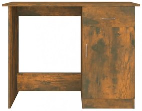 vidaXL füstös tölgy színű szerelt fa íróasztal 100 x 50 x 76 cm