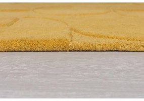 Gigi sárga gyapjú szőnyeg, 200 x 290 cm - Flair Rugs