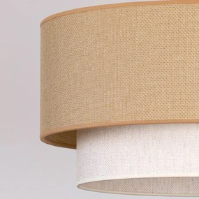 BRILAGI - LED mennyezeti lámpa BOHO ECO 1xE27/10W/230V Ø 40 cm bézs/krém