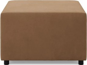 Zeus puff, szövet anyag, 70x70, barna