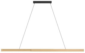 Eglo 390369 - LED Dimmelhető csillár zsinóron MONTEBUONO LED/21W/230V 3000K barna