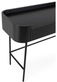 Fekete konzolasztal 40x120 cm Willa – MOME