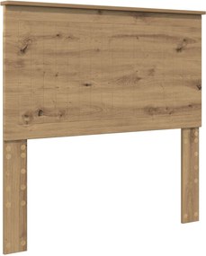 vidaXL Fejtámla fejtámlával Artisan tölgy 100 cm Faanyag