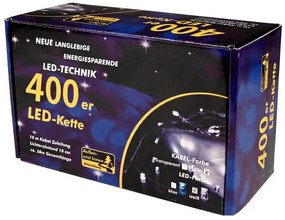 NEXOS Fényfüzér 400 LED Hideg fehér 40 m