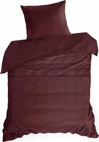 Szatén ágyneműhuzat ELEGANT1H 140x200 Eva Minge Eurofirany bordó logóval