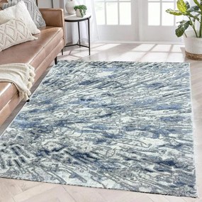 Veston 39876 kék modern szőnyeg 80x250 cm