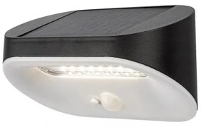 LED lámpatest , napelemes , oldalfali , mozgásérzékelős , 3.2 Watt , természetes fehér , kültéri , IP44 , Rábalux , BREZNO