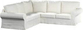 Dekoria Ektorp Ikea sarokkanapé huzat, fehér