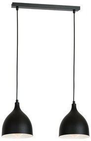 Luminex NOAK függeszték 2xE27/15W/230V fekete, kábellel LU6222