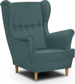 MALMO Füles fotel Türkizkék