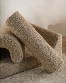 Világosbarna buklé gyerek fotel Flipster – Wigiwama