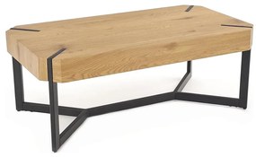 Kávésasztal LAVIDA 43x110 cm arany tölgy/fekete