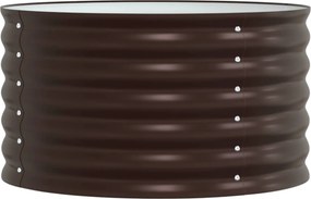 vidaXL Emelt Ágy Barna 80 x 80 x 44 cm Acél