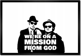 Poszterek keretben 60x40 Blues Brothers Mission