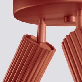 Sollux SL.1639 - Spotlámpa KARBON 3xGU10/10W/230V piros