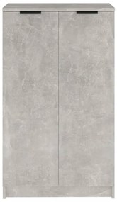 betonszürke szerelt fa cipősszekrény 59 x 35 x 100 cm