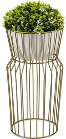 Virágállvány 50x26 cm arany