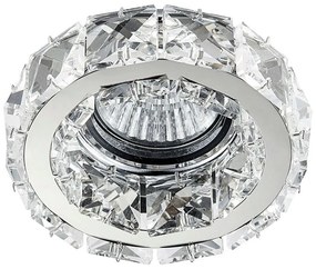 PREZENT 71055 CRYSTAL Kristály Spot Lámpa Króm, Átlátszó GU10 IP20