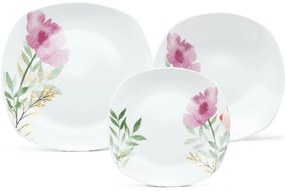 Arôme Home 18 részes étkészlet Rózsaszín mák