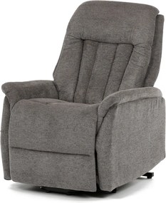 Elektromos relax fotel állítható háttámlával szürke szövet TV-Q8575 GREY2