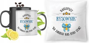 Rajzolónak Varázsbögre Nyomtatott párna szett fényképpel